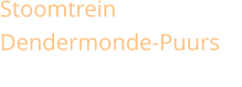 Stoomtrein Dendermonde-Puurs 9200 Dendermonde-Baasrode open: zaterdag & zondag van 14u00 tot 17u00